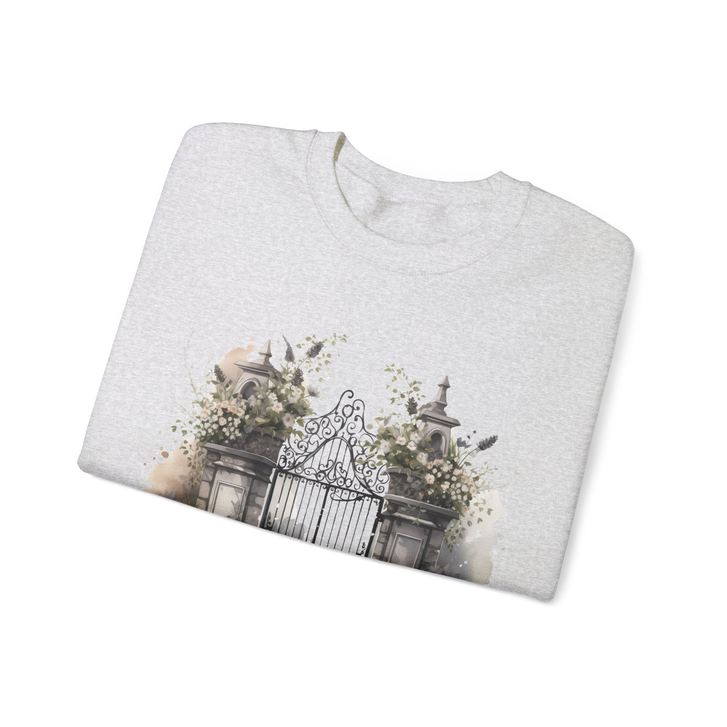 "Haunted Haven" Creepy Cemetery Gates Boho Sudadera de Halloween para mujeres y hombres