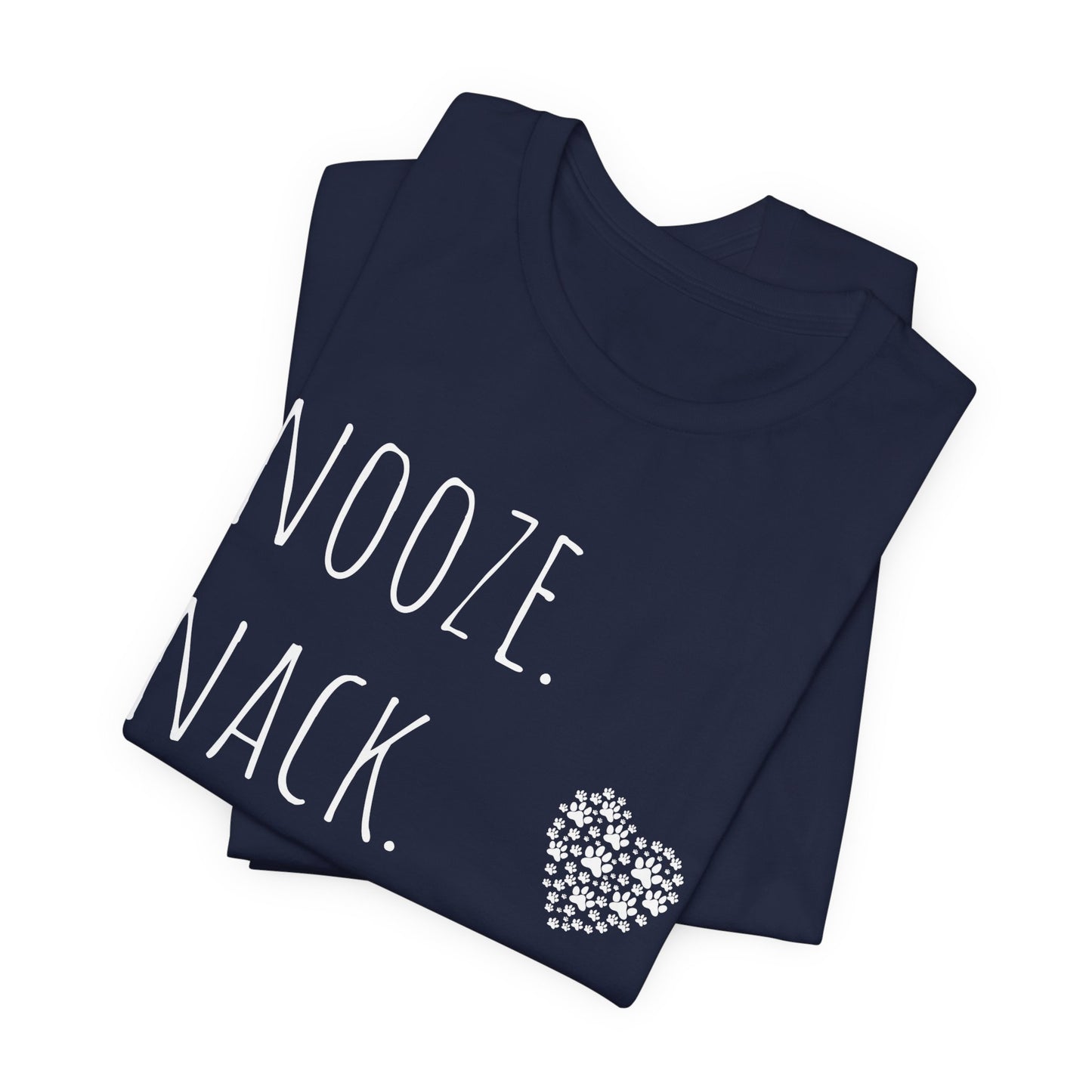 T-T-Shirt "Snooze, Snack, Cuddle