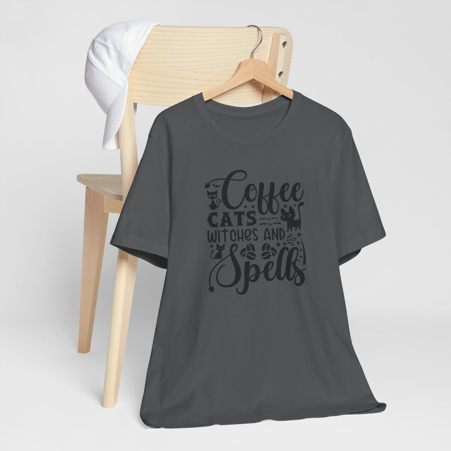 Halloween T-T-Shirt "Coffee, Cats,