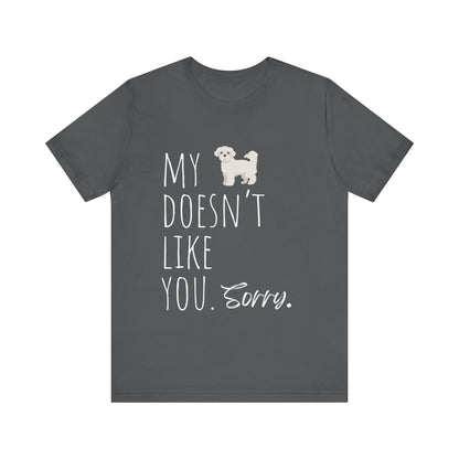 T-T-Shirt "My Maltese Doesn't Like