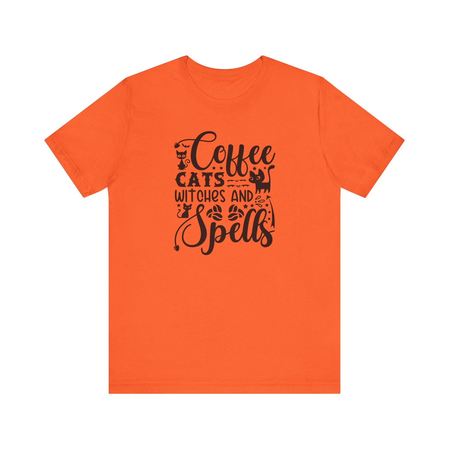 Halloween T-T-Shirt "Coffee, Cats,