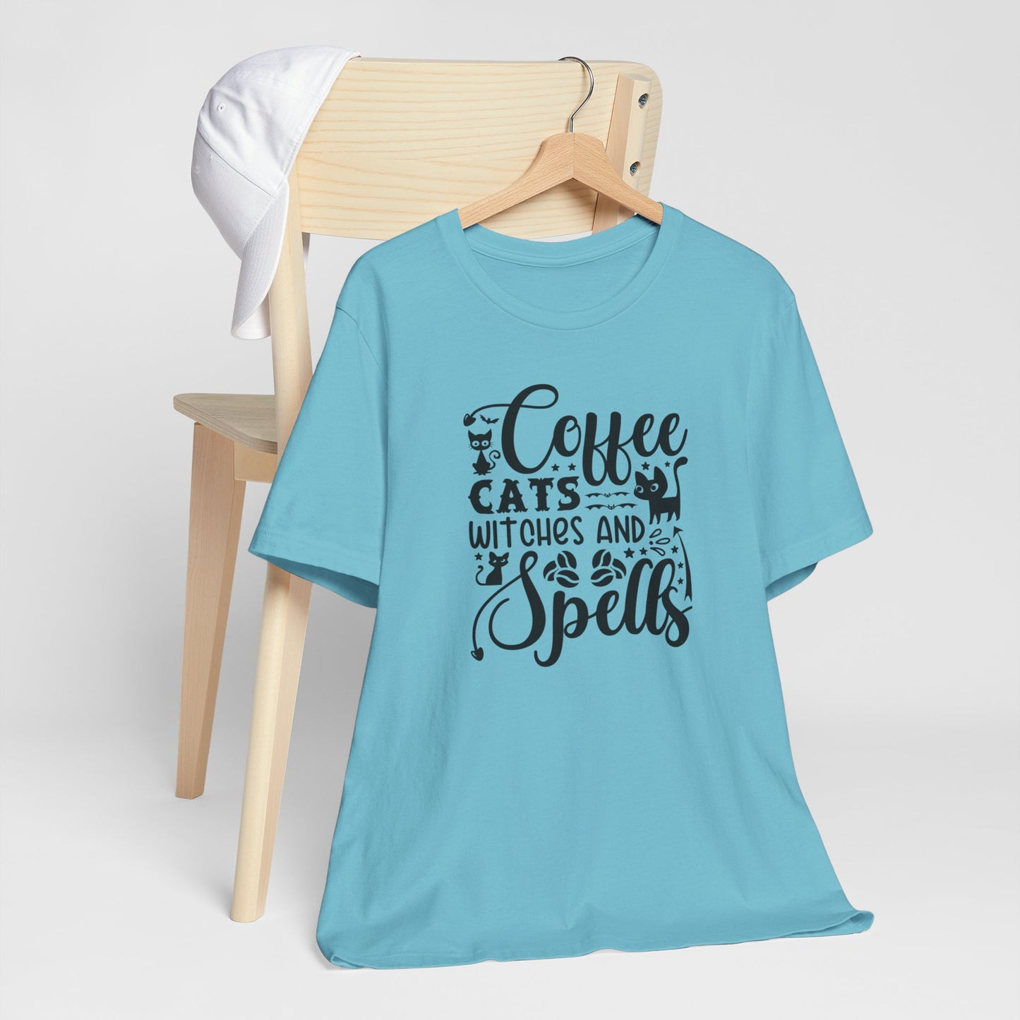 Halloween T-T-Shirt "Coffee, Cats,