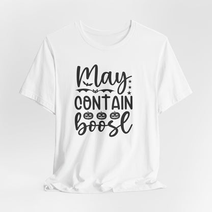 T-T-Shirt "May Contain Booze" Funny