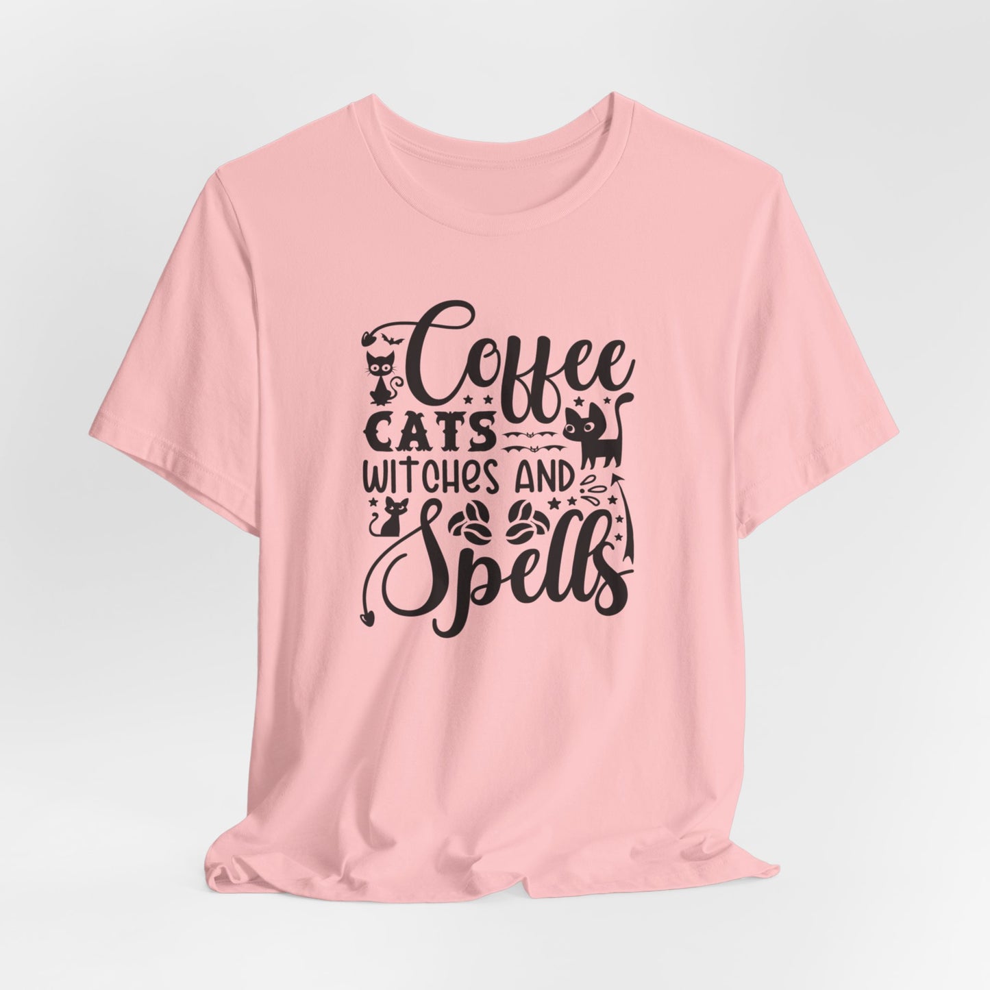 Halloween T-T-Shirt "Coffee, Cats,