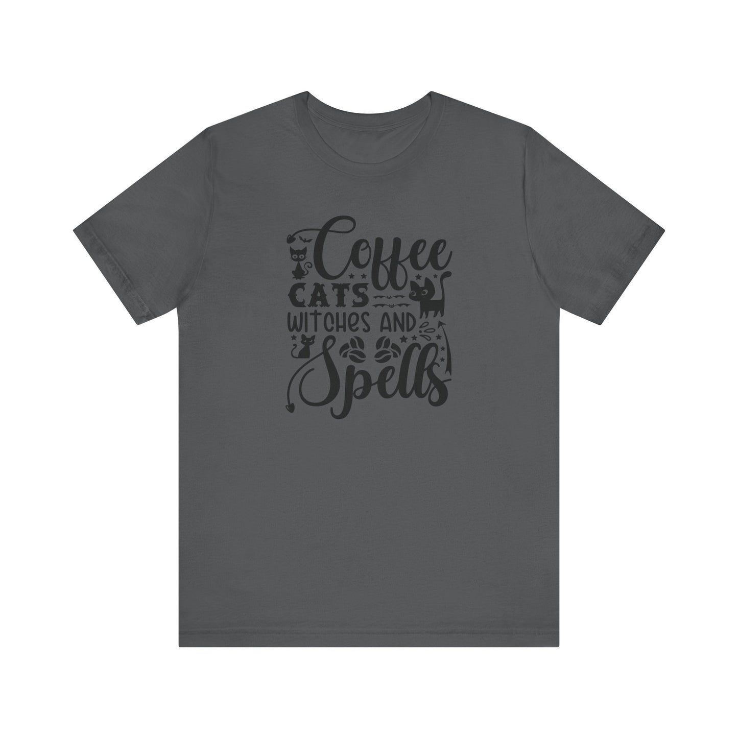 Halloween T-T-Shirt "Coffee, Cats,