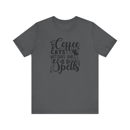 Halloween T-T-Shirt "Coffee, Cats,