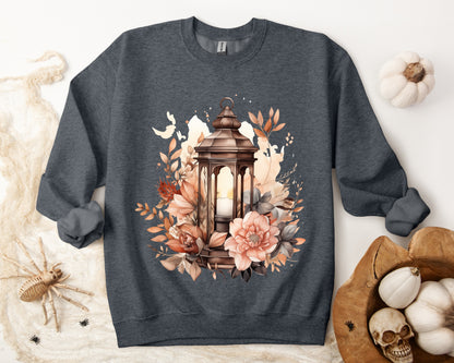 Women's Halloween Sweatshirt "Floral Glow"