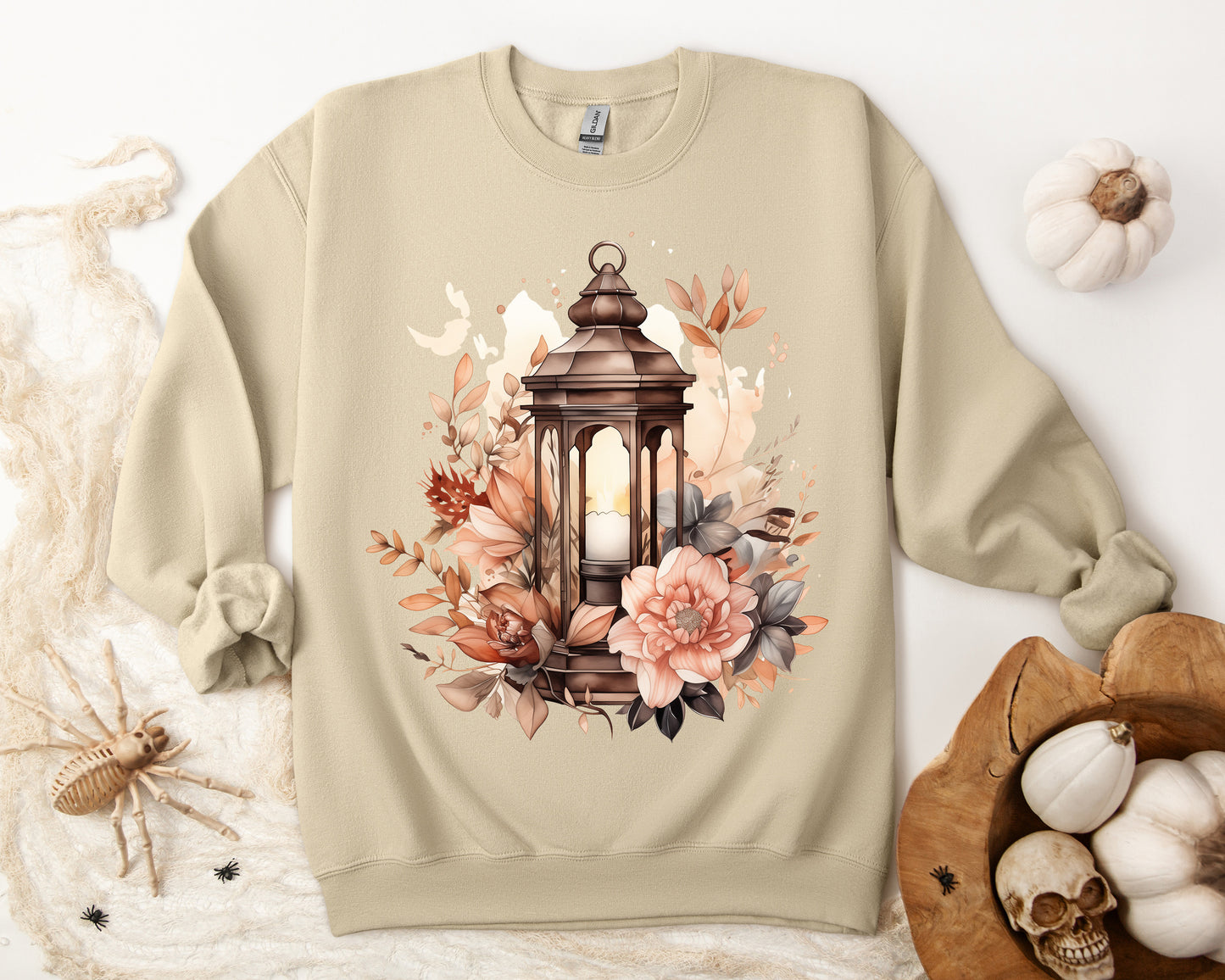 Women's Halloween Sweatshirt "Floral Glow"