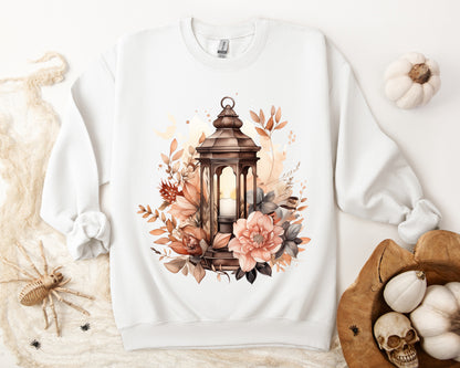 Women's Halloween Sweatshirt "Floral Glow"