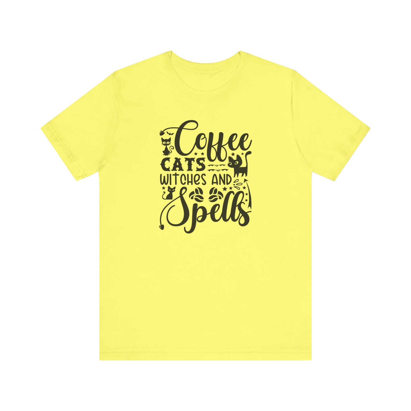 Halloween T-T-Shirt "Coffee, Cats,