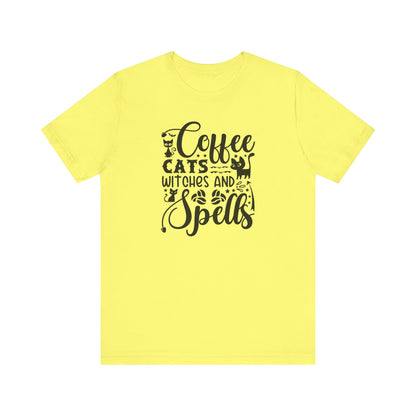 Halloween T-T-Shirt "Coffee, Cats,