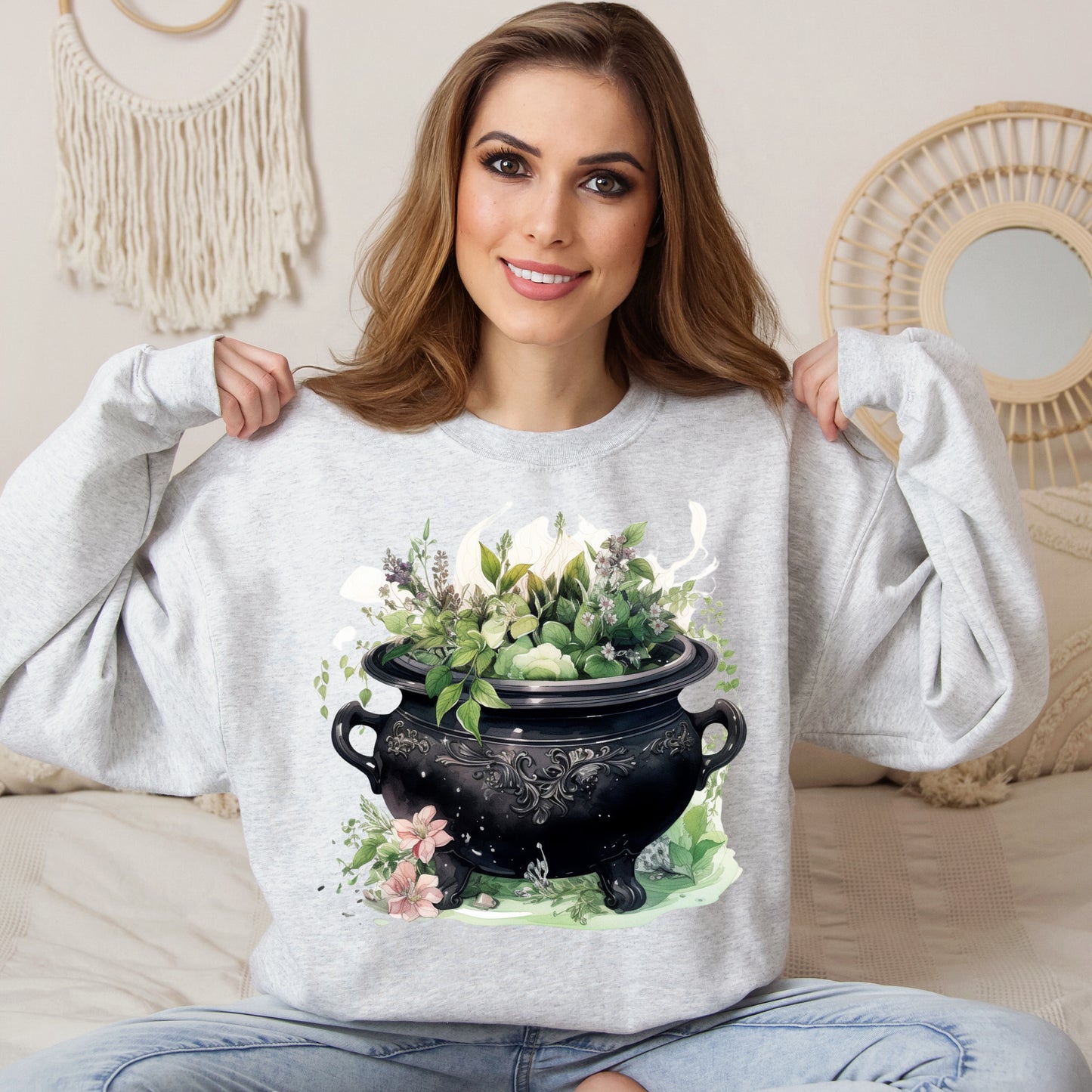 Women's Halloween Sweatshirt "Enchanted