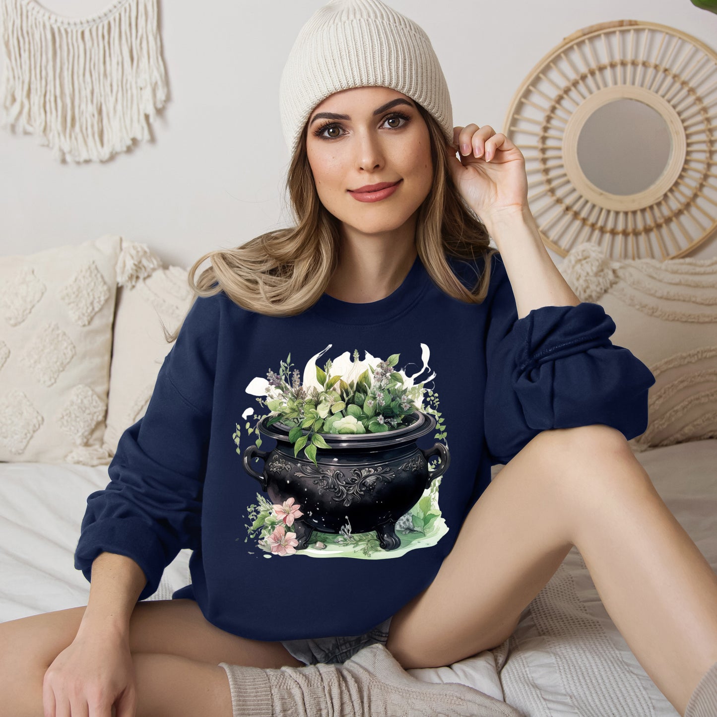 Women's Halloween Sweatshirt "Enchanted