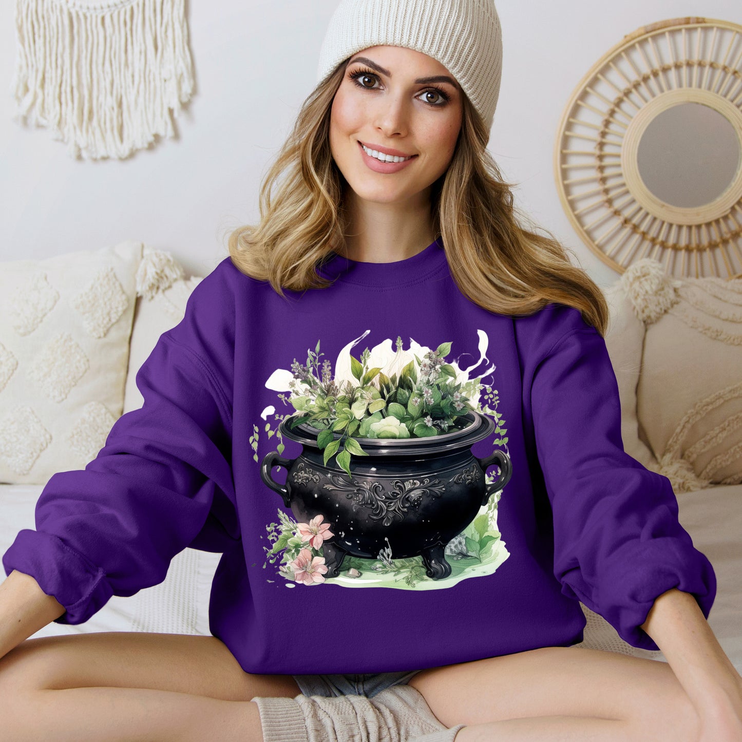 Women's Halloween Sweatshirt "Enchanted