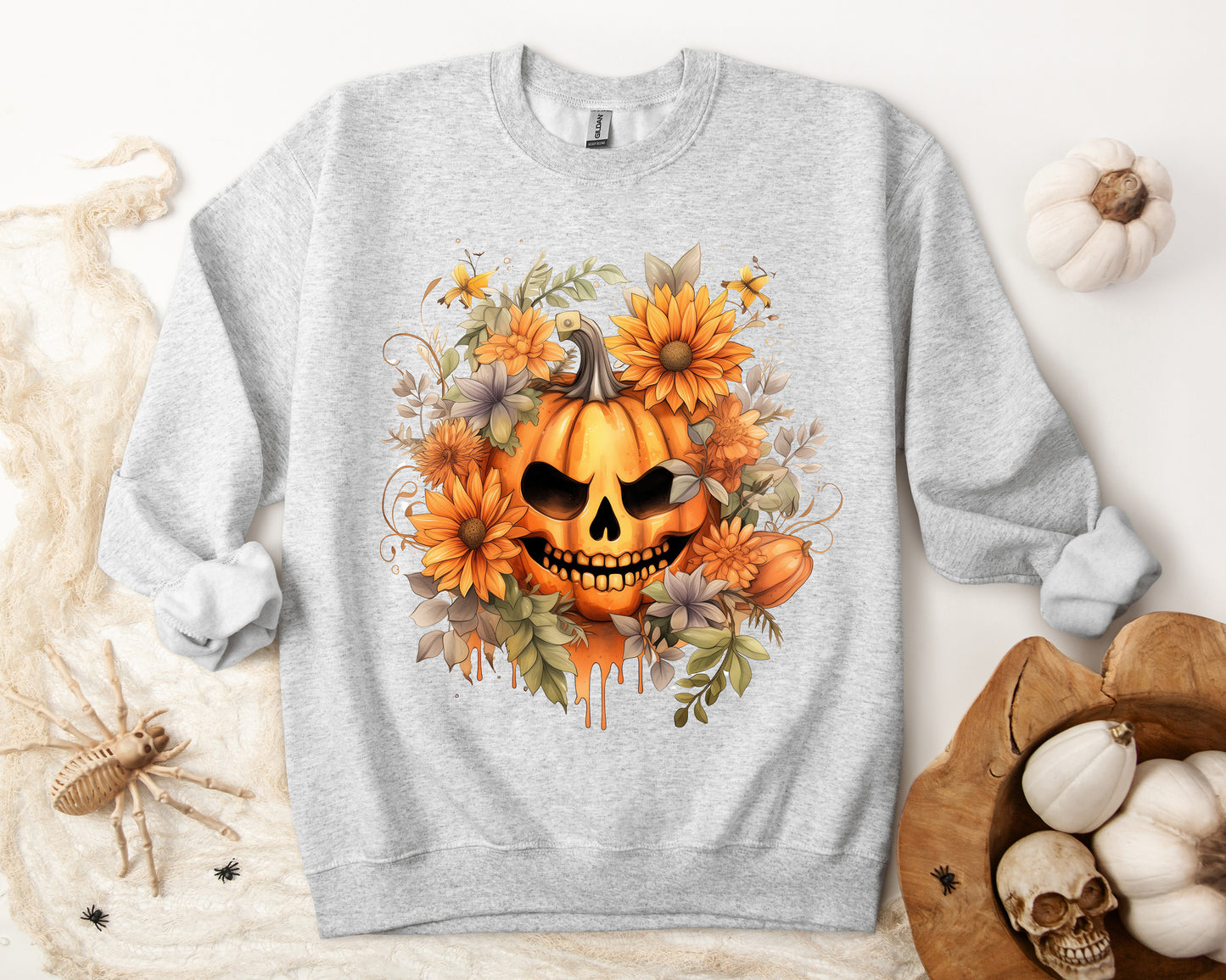 Women's Halloween Sweatshirt "Menacing Grin"