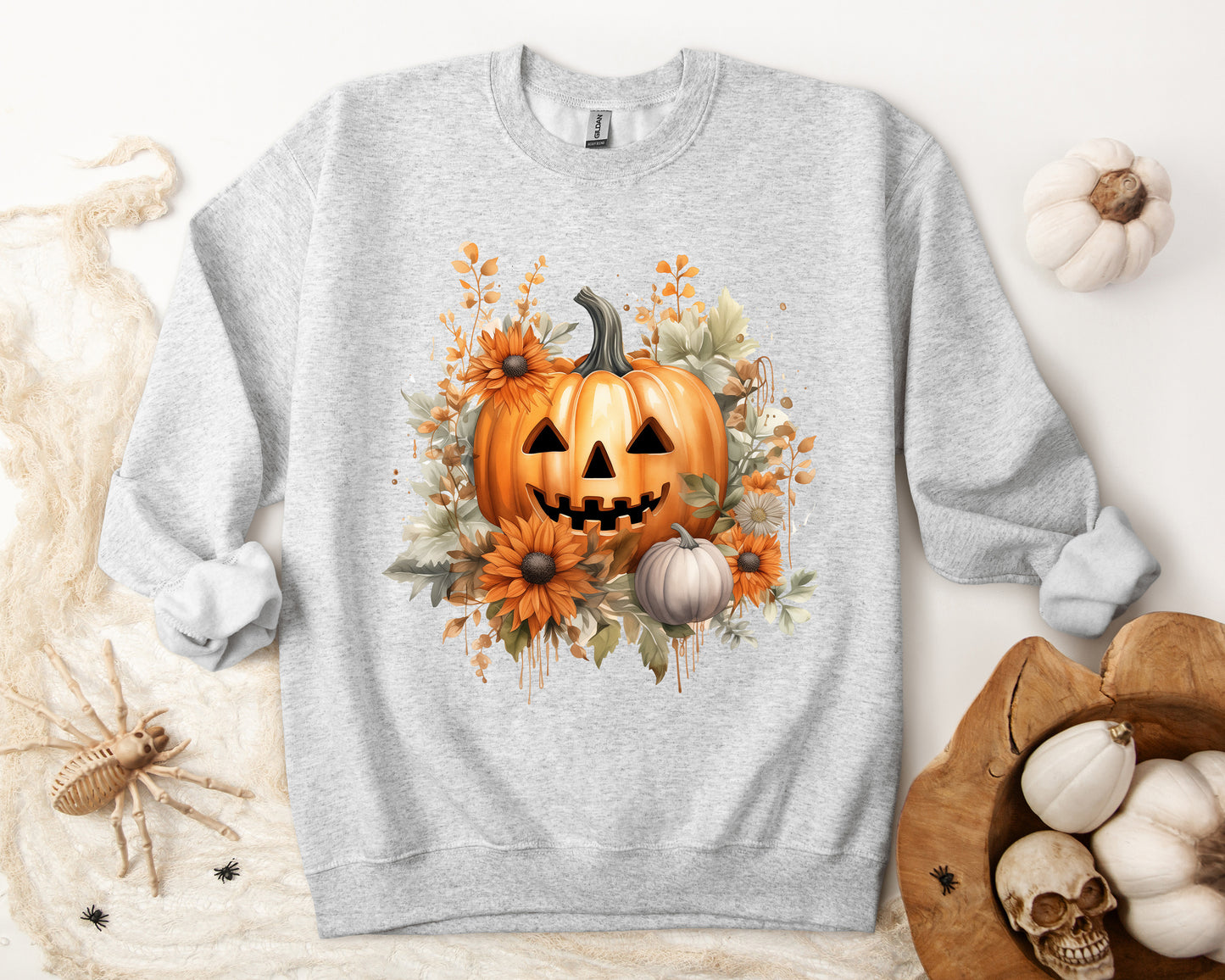 Women's Halloween Sweatshirt "Smiling Jack"