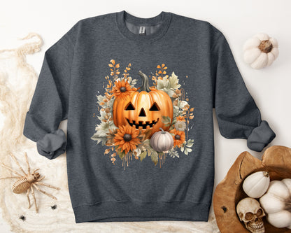 Women's Halloween Sweatshirt "Smiling Jack"