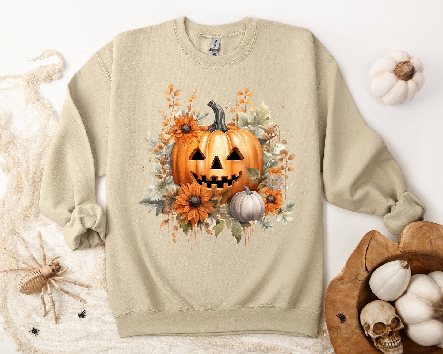 Women's Halloween Sweatshirt "Smiling Jack"