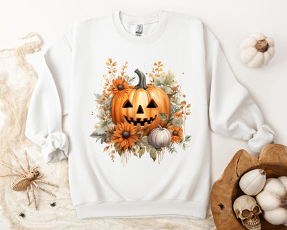 Women's Halloween Sweatshirt "Smiling Jack"