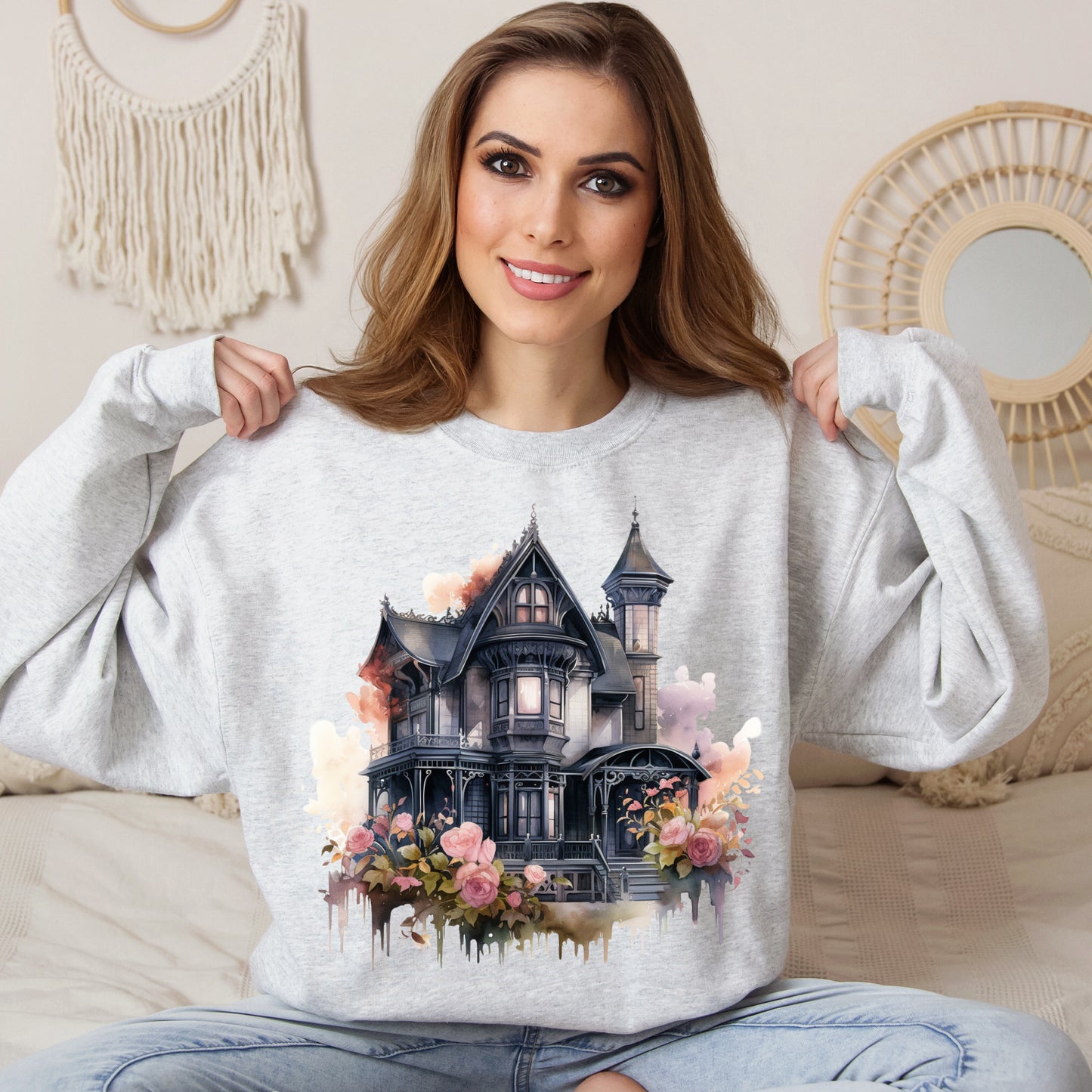 Women's Halloween Sweatshirt, Ethereal