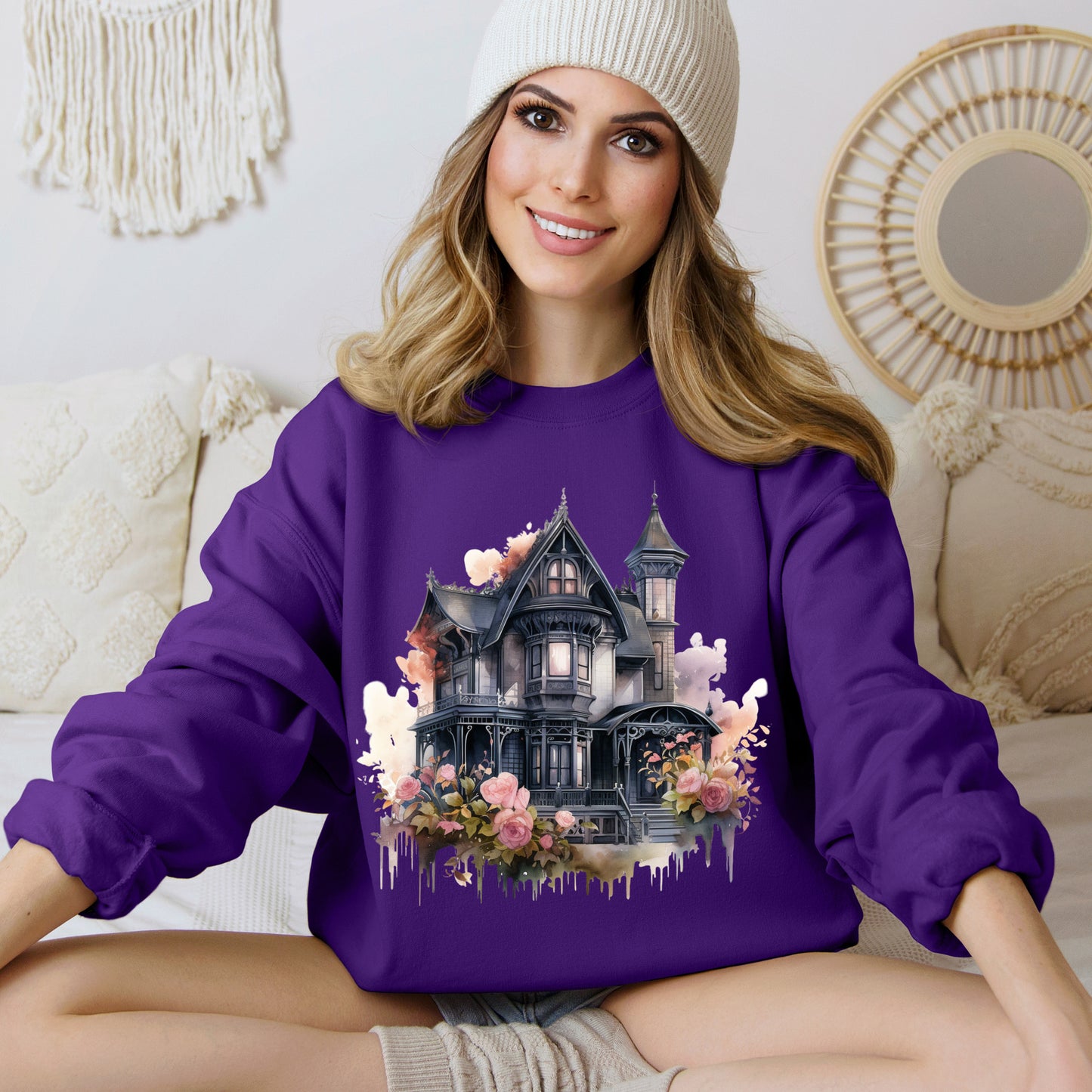 Women's Halloween Sweatshirt, Ethereal