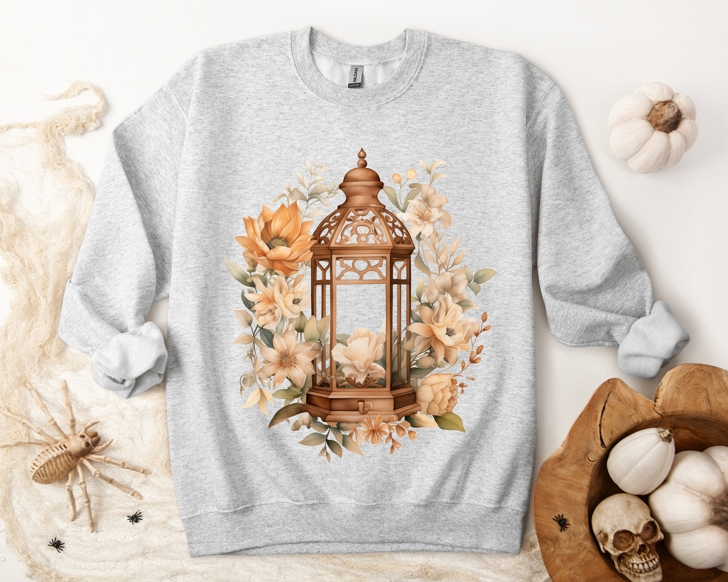 Women's Halloween Sweatshirt "Garden Glow"