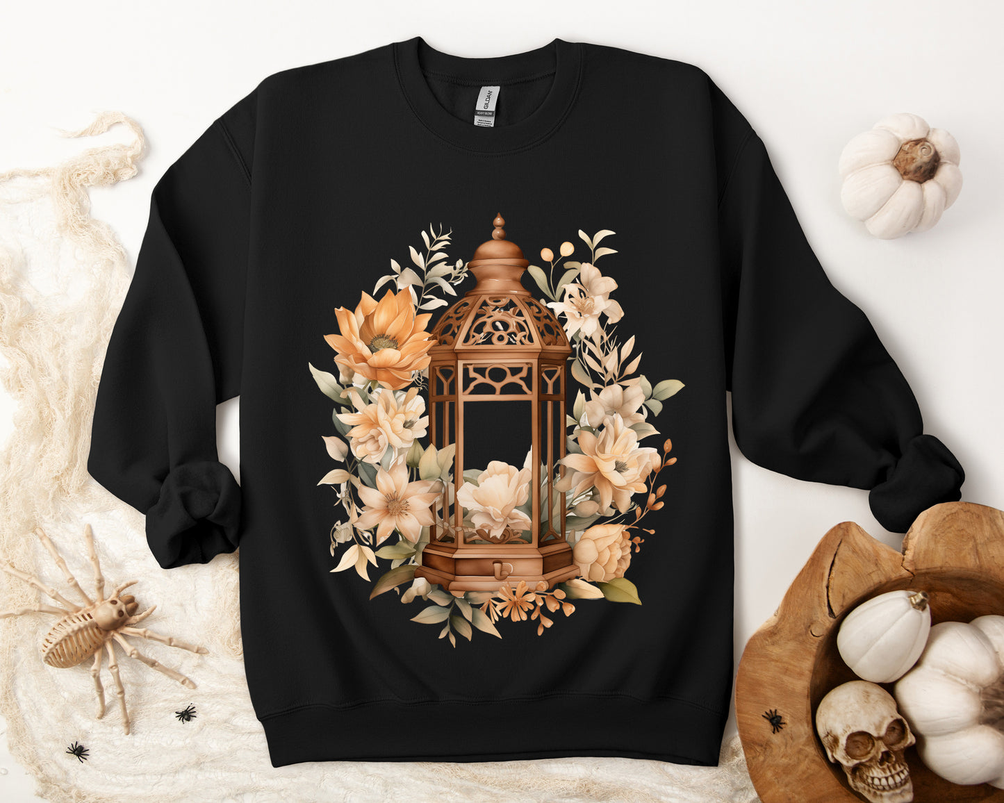 Women's Halloween Sweatshirt "Garden Glow"