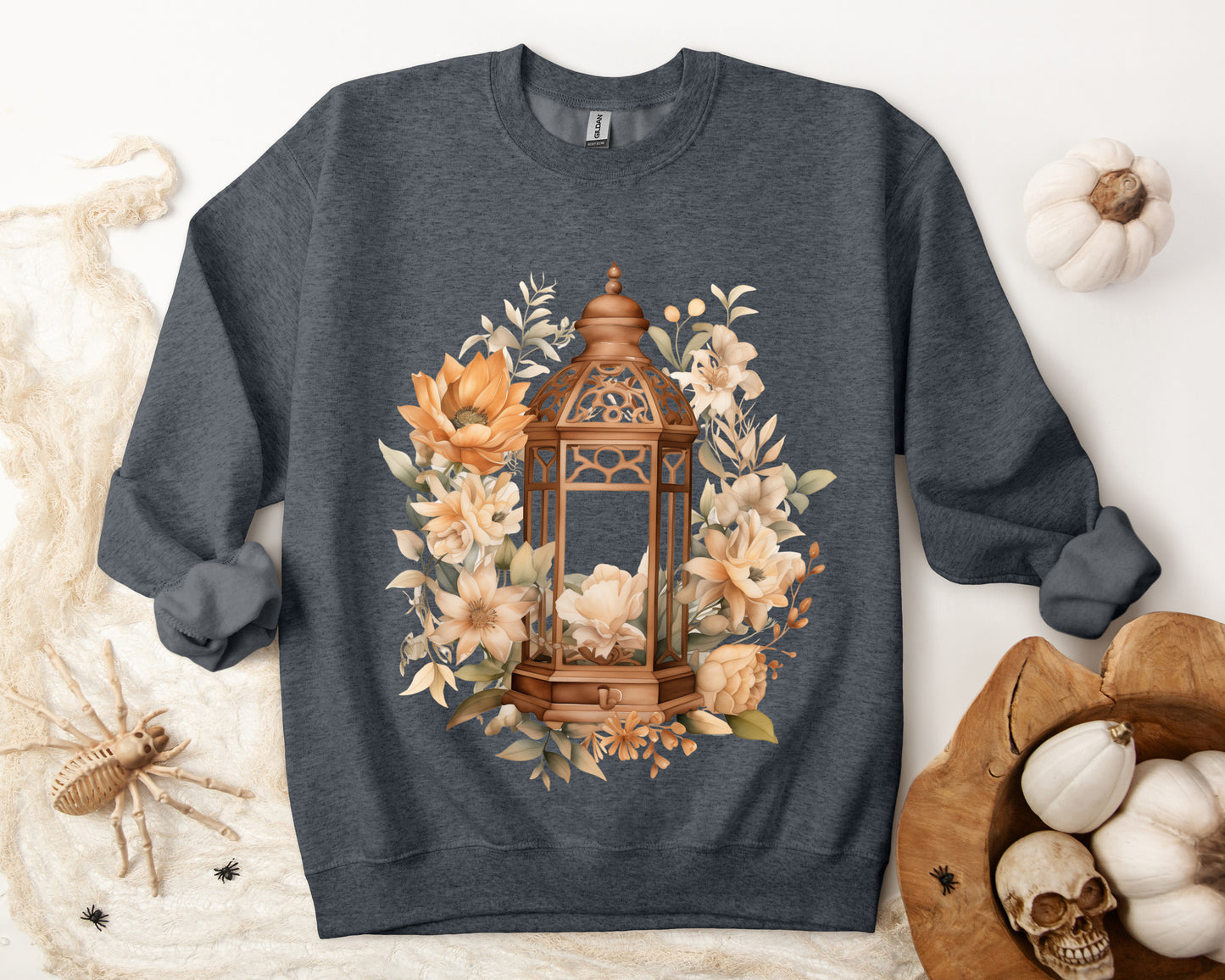 Women's Halloween Sweatshirt "Garden Glow"