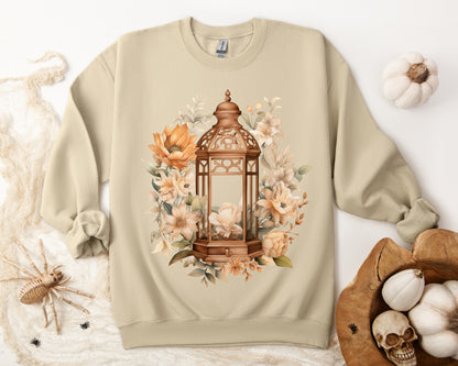 Women's Halloween Sweatshirt "Garden Glow"