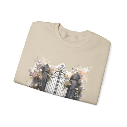 "Mystic Gateway" Creepy Cemetery Gates Boho Sudadera de Halloween para mujeres y hombres