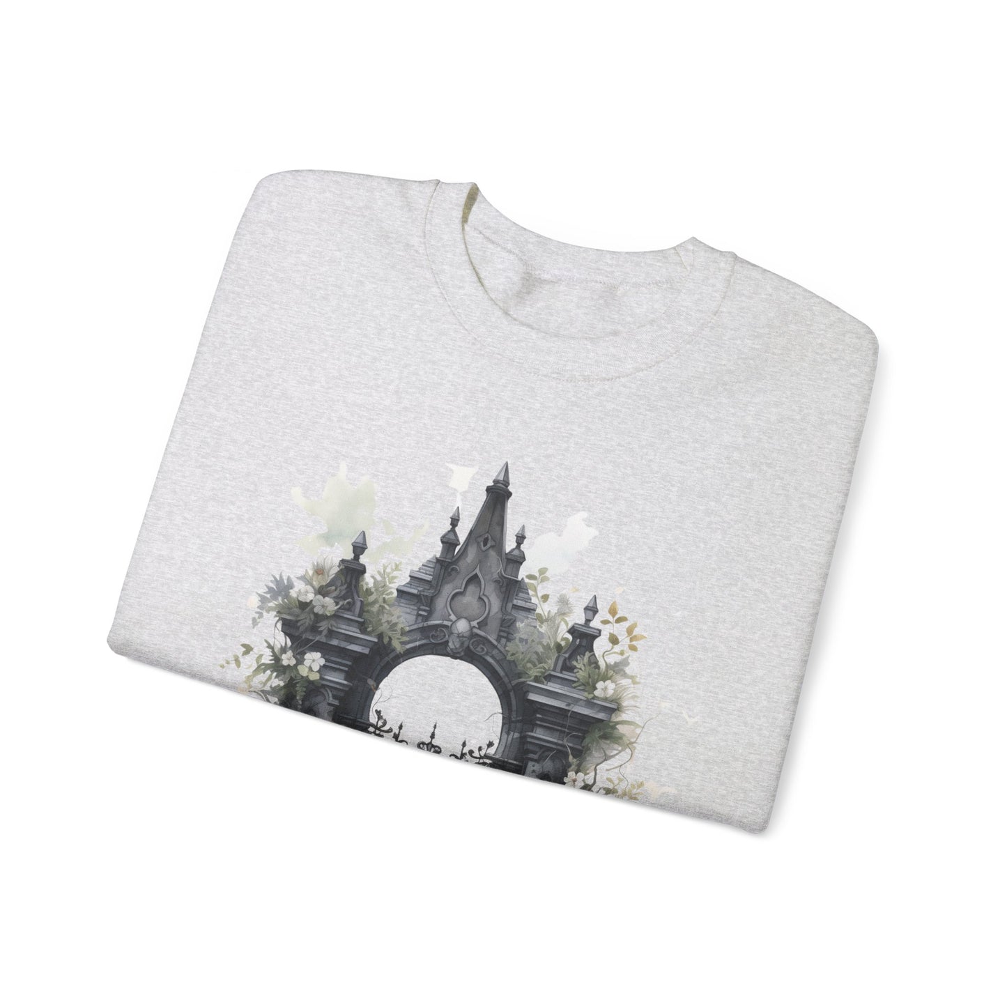 "Gothic Garden" Creepy Cemetery Gates Boho Sudadera de Halloween para mujeres y hombres