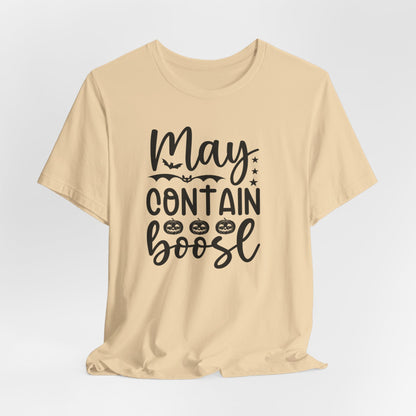 T-T-Shirt "May Contain Booze" Funny