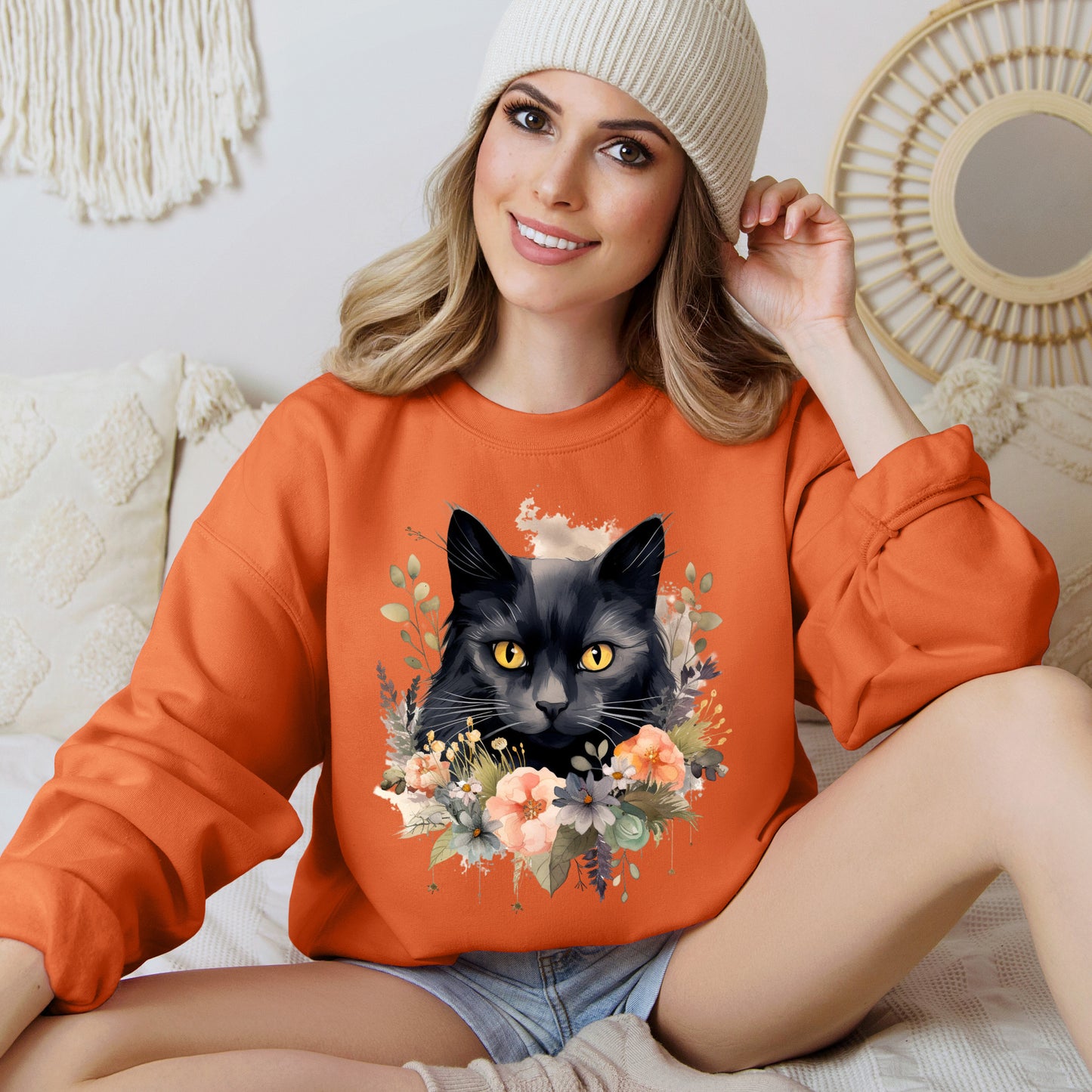 Women's Halloween Sweatshirt "Vintage Vibes"