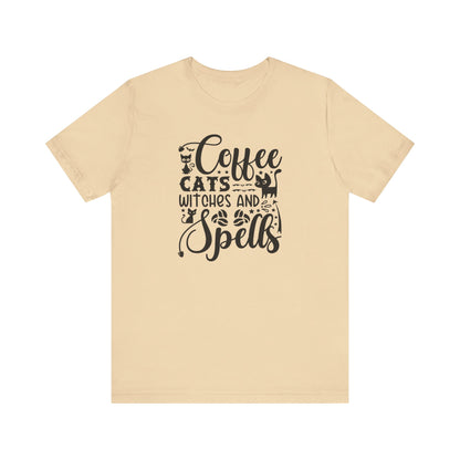 Halloween T-T-Shirt "Coffee, Cats,