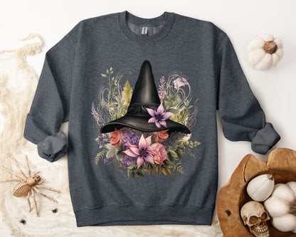 Women's Halloween Sweatshirt, Magical Witch