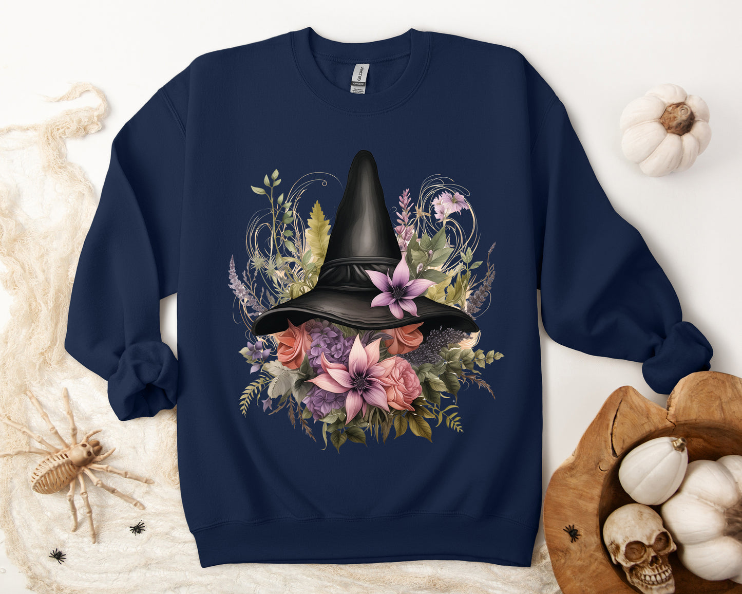 Women's Halloween Sweatshirt, Magical Witch