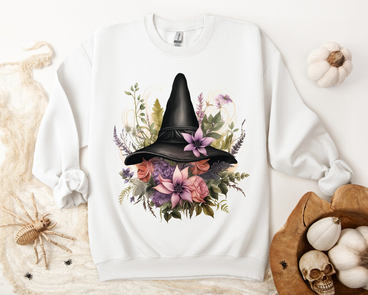 Women's Halloween Sweatshirt, Magical Witch