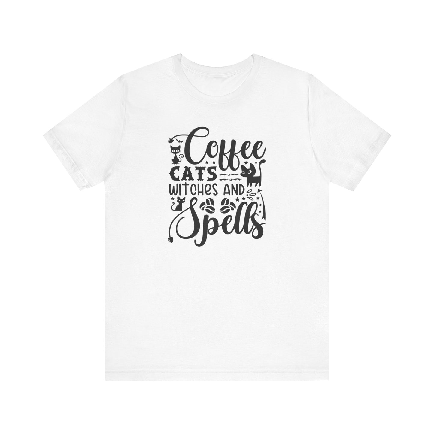 Halloween T-T-Shirt "Coffee, Cats,