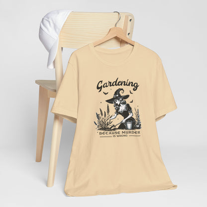 Halloween T-shirt "Gardening,