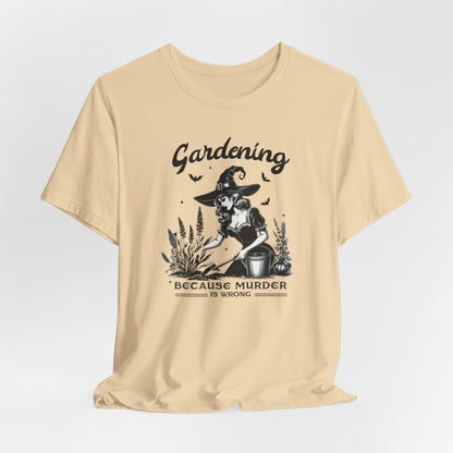 Halloween T-shirt "Gardening,