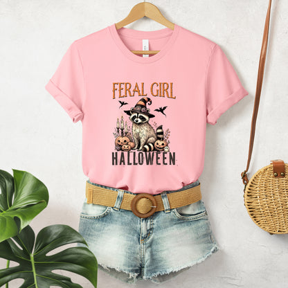 Halloween T-T-Shirt - Feral Girl