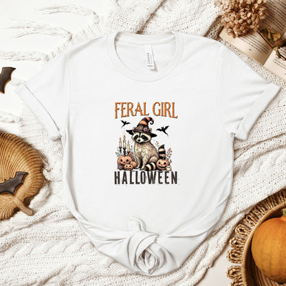 Halloween T-T-Shirt - Feral Girl