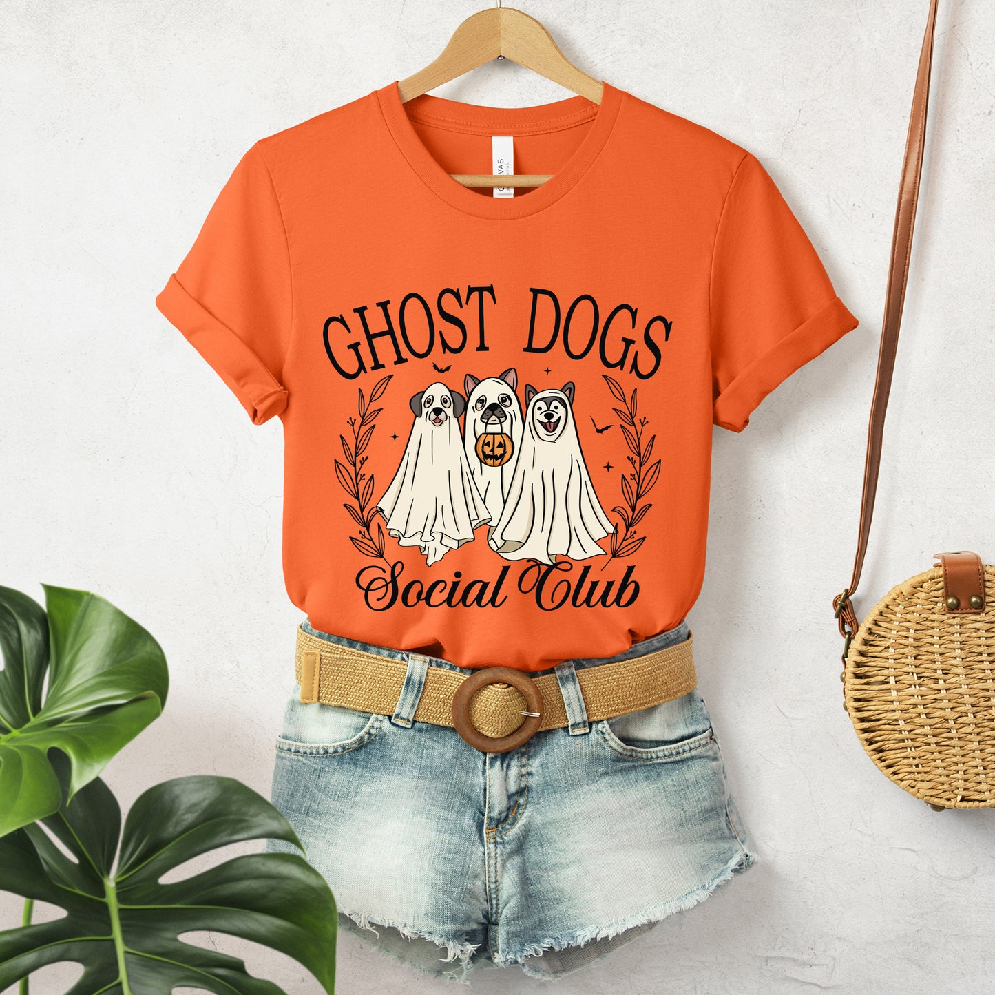 Halloween T-T-Shirt, Ghost Dogs