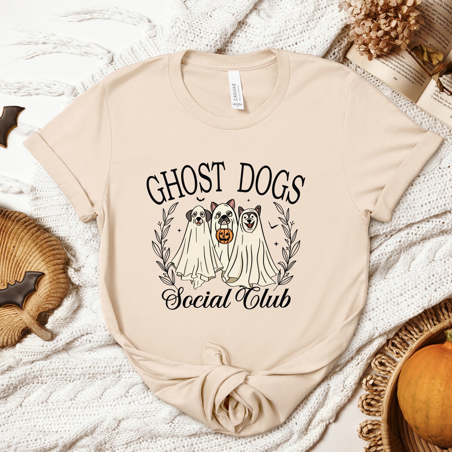 Halloween T-T-Shirt, Ghost Dogs