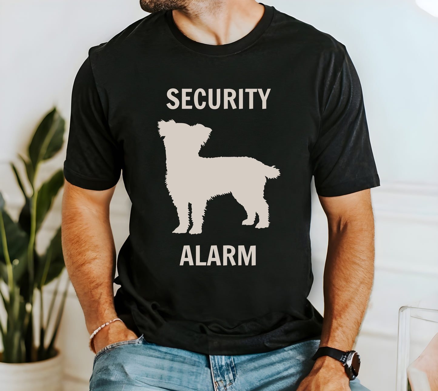 T-T-Shirt "Security Alarm" Small