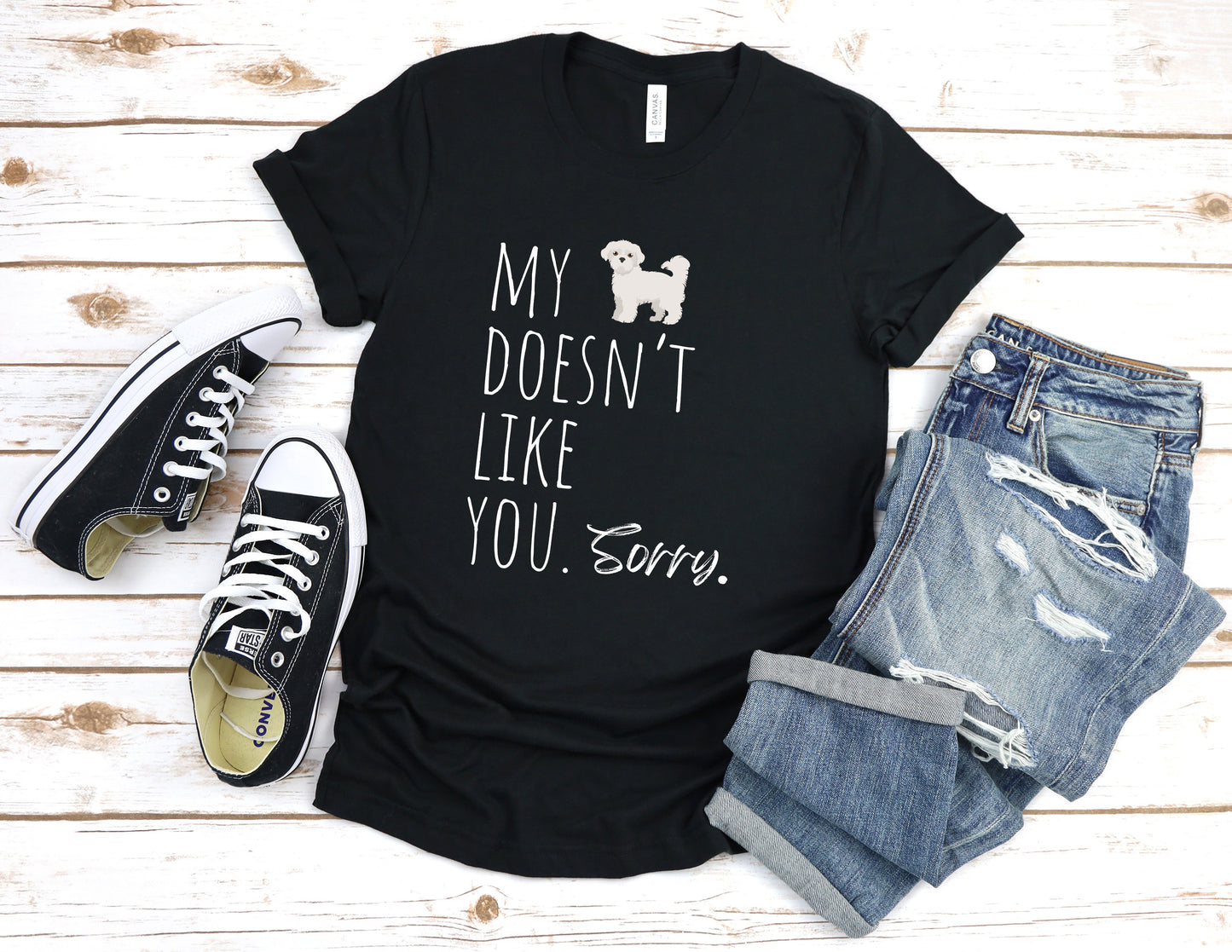 T-T-Shirt "My Maltese Doesn't Like