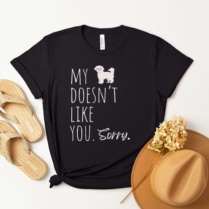 T-T-Shirt "My Maltese Doesn't Like