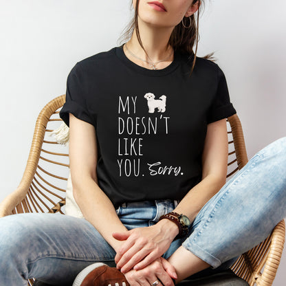 T-T-Shirt "My Maltese Doesn't Like