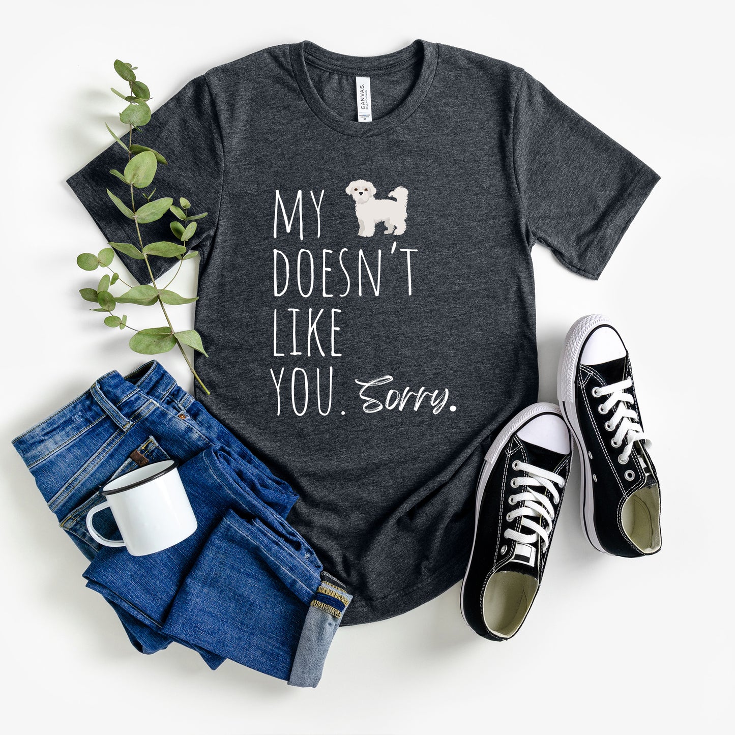 T-T-Shirt "My Maltese Doesn't Like