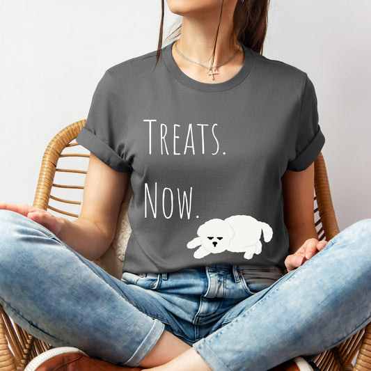 T-T-Shirt "Treats Now" Grumpy